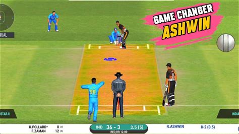 Real Cricket ™ 20 Multiplayer Match Thriller Finish Last 2 Overs