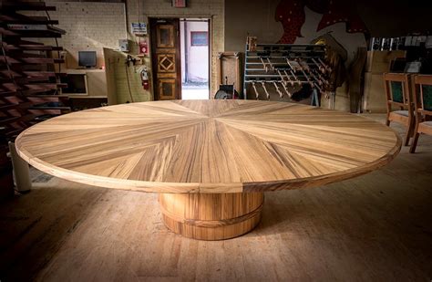 The worlds finest expanding table. Expanding Round Table | Expanding round table, Round ...