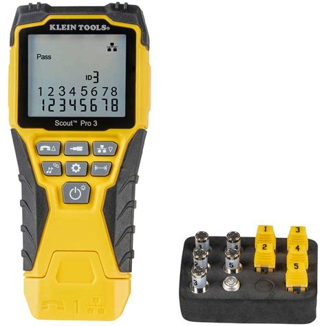 Klein Tools Vdv501 851 Cable Tester Kit With Scout Pro 3 Tester