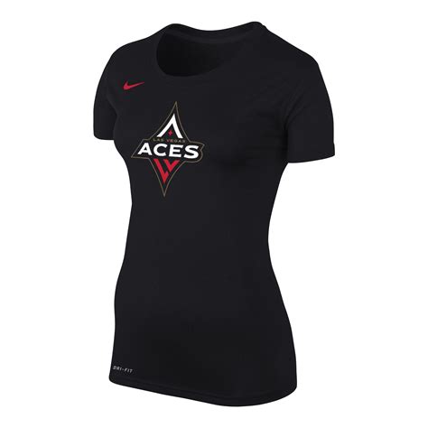 Womens Las Vegas Aces Nike Black Wnba Primary Logo T Shirt