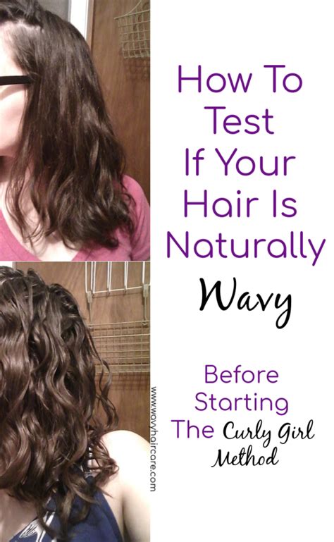 How To Test If Your Hair Is Wavy Before Starting The Curly Girl Method