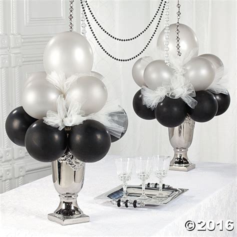 Black Balloons Oriental Trading Unique Wedding Centerpieces Party