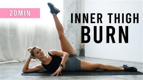 Inner Thigh Workout Burn Inner Thigh Fat With This Minute Home