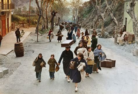 13 Fascinating Colorized Photos Of Refugees During World War Ii ~ Vintage Everyday