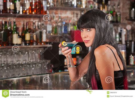 Seductive Woman Drinking Stock Photo Image Of Blue European