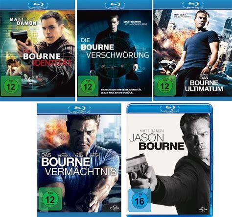 Bourne 5 Blu Rays Bourne Identität Bourne Verschwörung das