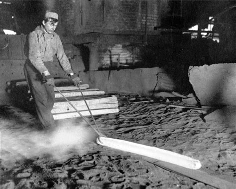 A Steelworker At The Carnegie Steel Companys Homestead Plant Circa