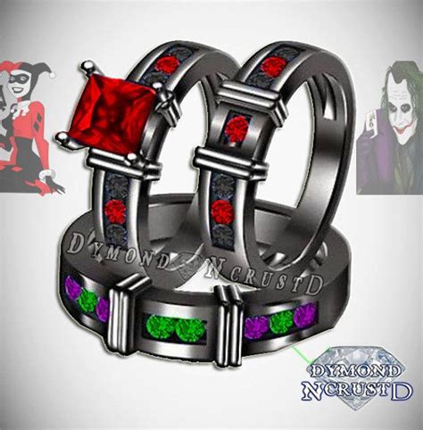 Detail Joker Harley Quinn Wedding Rings Koleksi Nomer 2