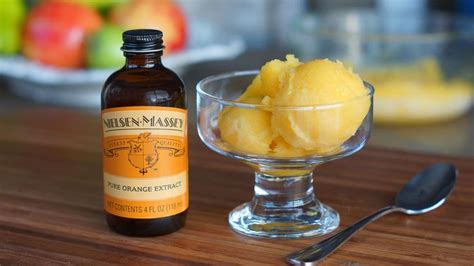 Mango Jalapeño Sorbet Nielsen Massey Vanillas Recipe Sweet heat