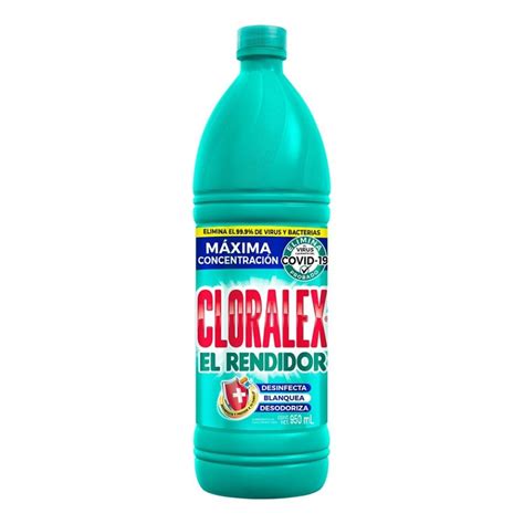Blanqueador Desinfectante Cloralex El Rendidor 950 Ml Walmart