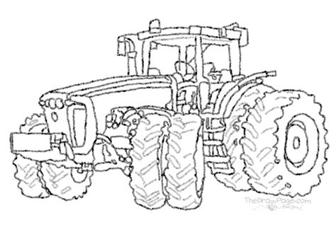 Color A Tractor