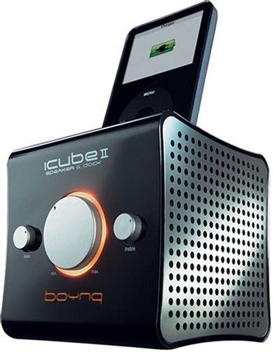 Boynq Icube Ii Speaker And Docking Station For Ipod Black Gtin Ean Upc