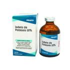 Iodeto De Potássio 10 50mL Frasco Bovinos Equinos Prado Farmácia Pet