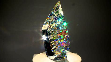 Gorgeous Cold Glass Optical Sculptures That Refract Light Into Mesmerizing Rainbows Glass
