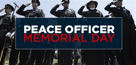 Peace Officers Memorial Day 2023 Best Wishes Messages Greetings