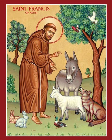 Today Is The Feast Day Of St Francis Of Assisi Patron Saint Of