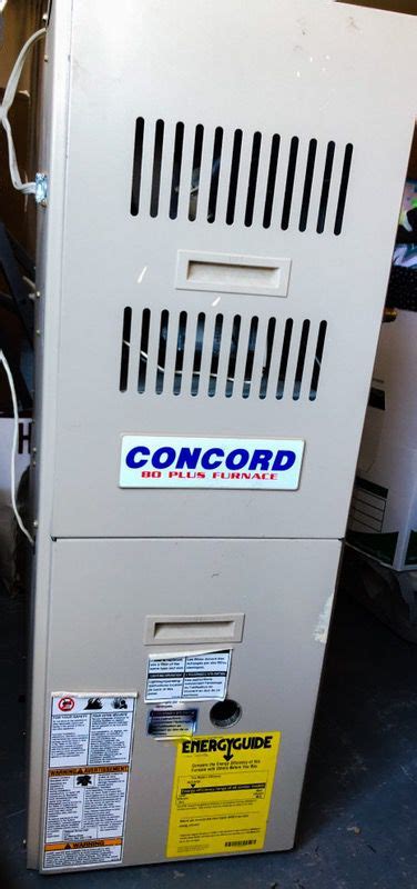 Concord 80 Plus Furnace Parts