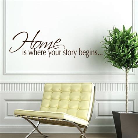 Home is Where Your Story Begins Vinyl Wall Words Vinyl - Etsy