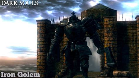 Iron Golem Boss Fight Dark Souls Remastered First Time Experience