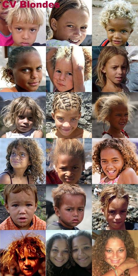Cape Verdean Blond Children From The Island Of Fogo Diy Beauty Projects
