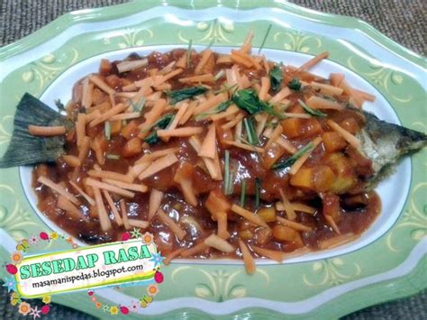 #1 kari ikan bawal ala mamak. ♡Sesedap Rasa♡: Resepi : Ikan Siakap Masam Manis