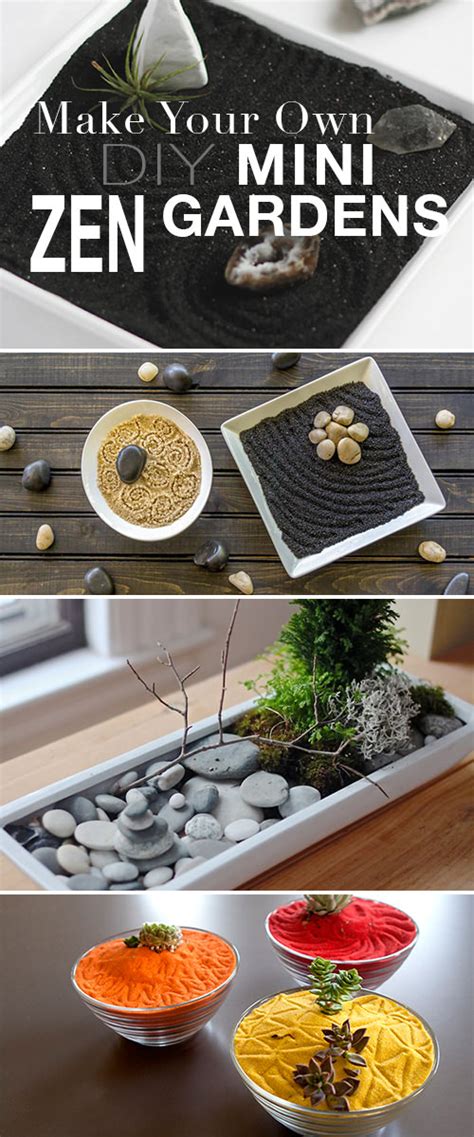 Make Your Own Diy Mini Zen Gardens • The Garden Glove