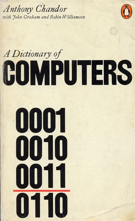 A Dictionary Of Computers Book Computing History