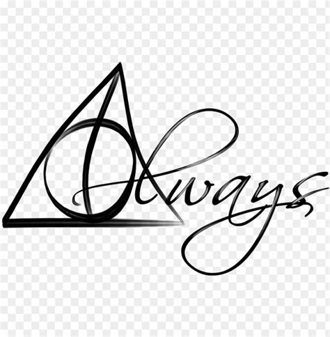 The legions of potterheads would simply demand it to take their love of the franchise even farther. always, deathly, hallows, harry potter, hp - deathly hallows always PNG image with transparent ...