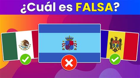 Descubre La Bandera FALSA Test De Banderas Y De Cultura General YouTube