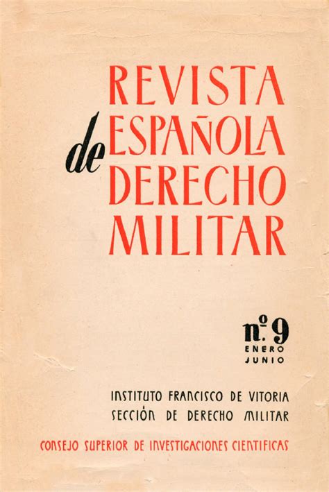 Revista Española De Derecho Militar