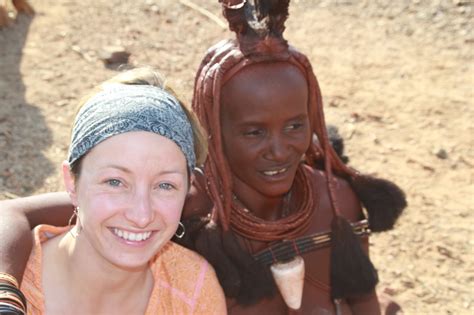 Asa And Julia In Africa Himba Nation