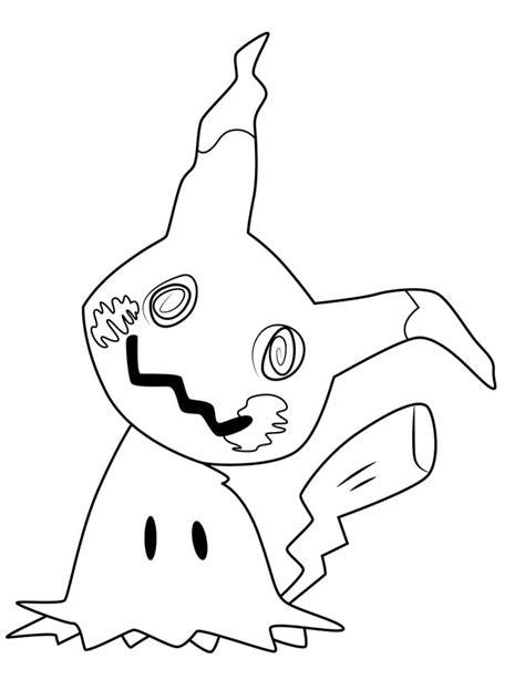 Mimikyu Pokemon Coloring Page Download Print Or Color Online For Free