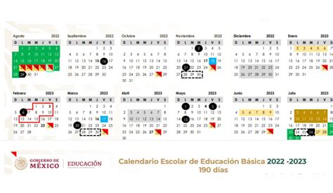 Sep Calendario Escolar A Pdf Para Imprimir Cdmx Predial