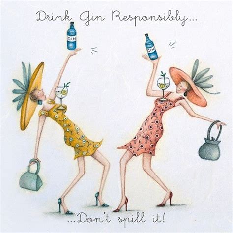 Cards Drink Gin Responsibly Drink Gin Responsibly Berni Parker