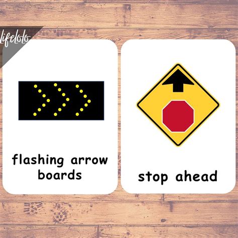 Usa Traffic Signs Road Signs Test Flash Cards Dmv Permit Practice