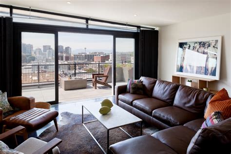 Urban Apartment Modern Living Room Seattle By Sundberg Kennedy