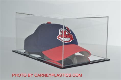 Hockey pucks wall mount bracket. Baseball Hat Display Case