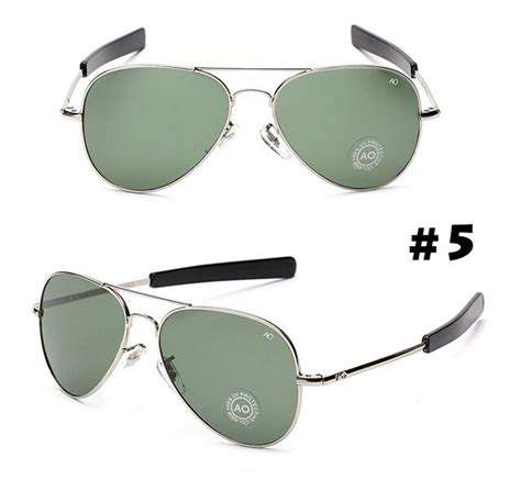 2016 New Army Ao Military General Macarthur Men Sunglasses American Optical Glass Lens Sun