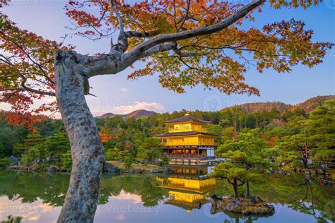 The Golden Pavilion Of Kinkaku Ji Temple In Kyoto Japan 3179108 Stock