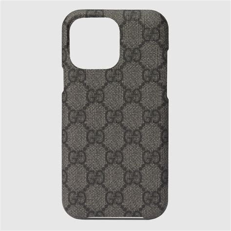 เคส Ophidia Gg Iphone 15 Pro Max Case Insupreme สีเทาและสีดำ Gucci Th