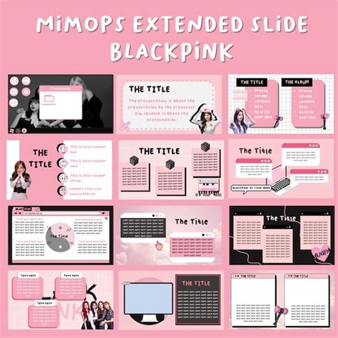 500 Powerpoint Templates Kpop Free Download
