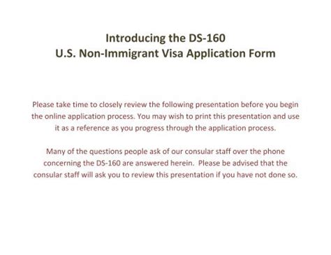 Us Visa Application Form Ds 160 Form Online Visa Help Visas Or Visa