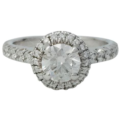 Cartier 1895 bague solitaire 48 rose or 18k bague diamant carat 0 22. Bagues Cartier Solitaire Cartier, "Destinée", platine, diamants. Autre,Platine Autre ref.114819 ...