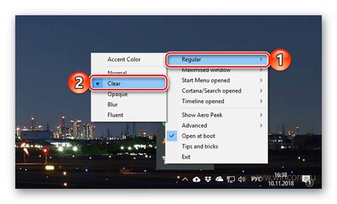 Change The Windows 11 Taskbar Into A Transparent Taskbar Images