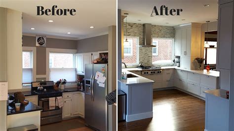 In the kitchen, we had someone install our counters. 43 Kitchen Remodel Before And After Color Schemes ...