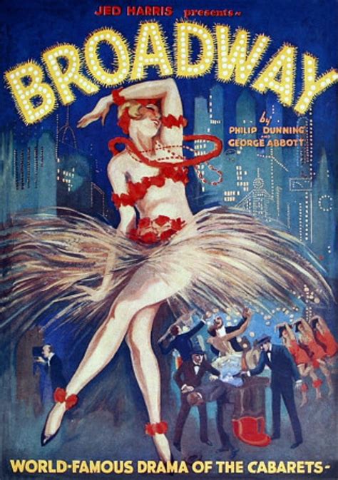 Vintage Broadway Theatre Posters Vintage Poster Jed Harris Presents