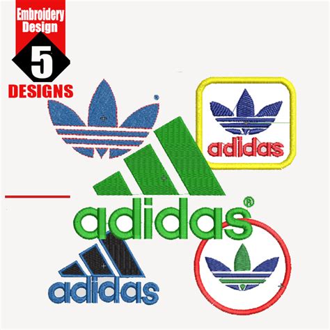 Adidas Logo Design Embroidery Digital Designs Embroidery
