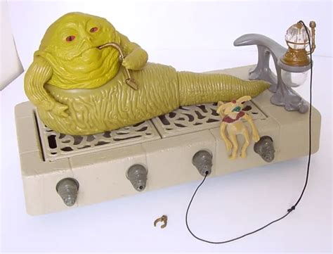 1983 Kenner Star Wars Rotj Jabba The Hutt Action Playset W Salacious