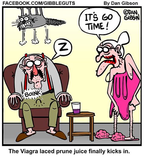 a cartoon about an elderly couple about to make love web comics by gibbleguts cartoonist dan