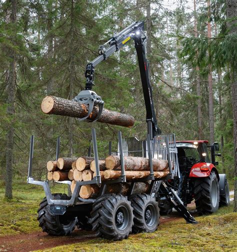 Palms Grapple Log Loaders And Log Trailers From Hakmet